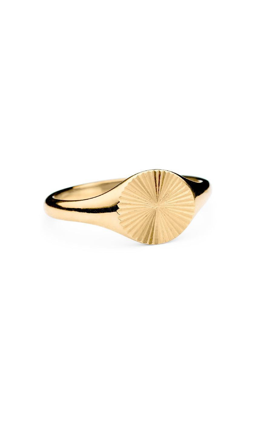 Smykkeli Copenhagen Ring Brooklyn Gold Colour - Fingerringe  - 77680457