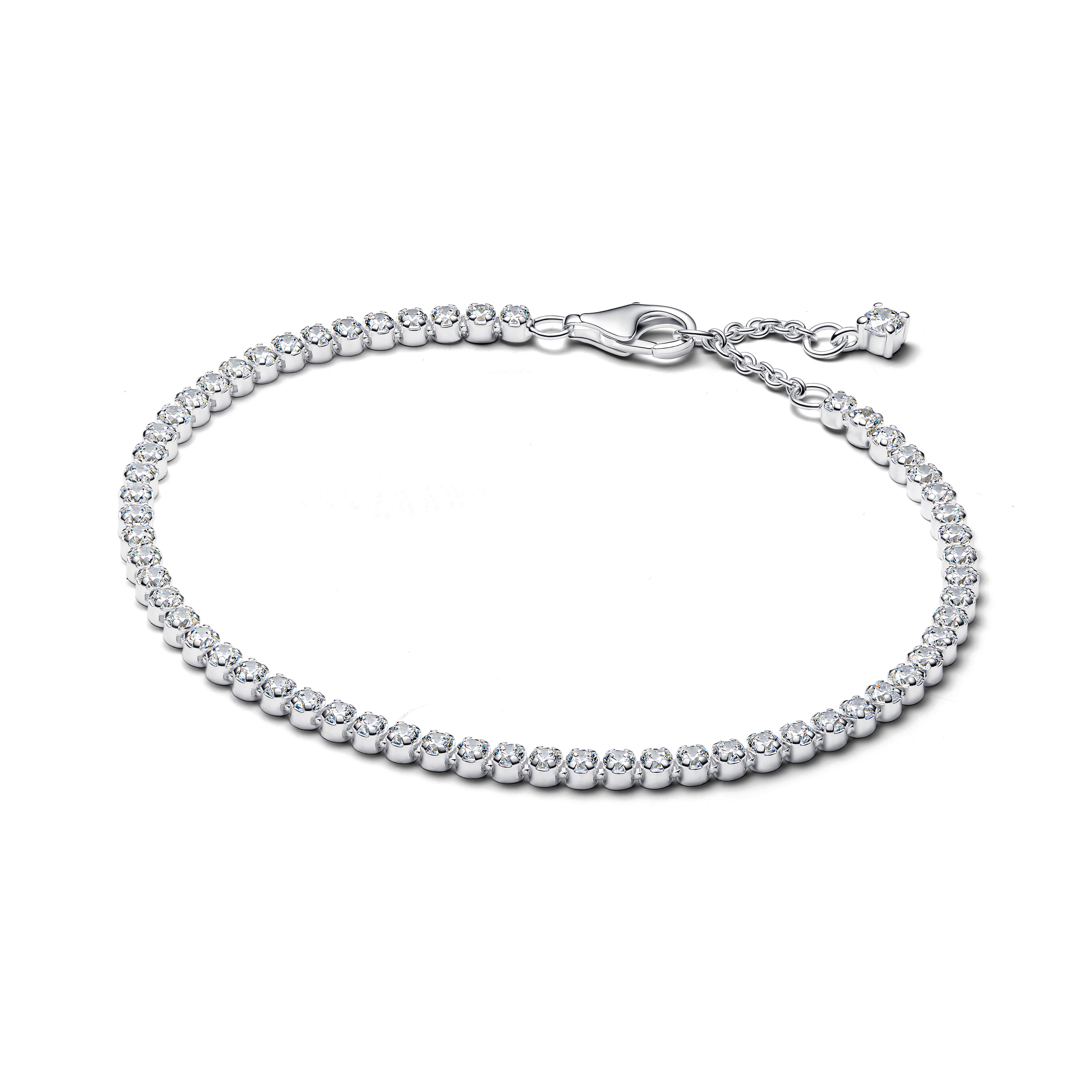 Pandora Sterling Sølv Tennis Armbånd Med Zirkonia 593927c01 - Pandora Armbånd