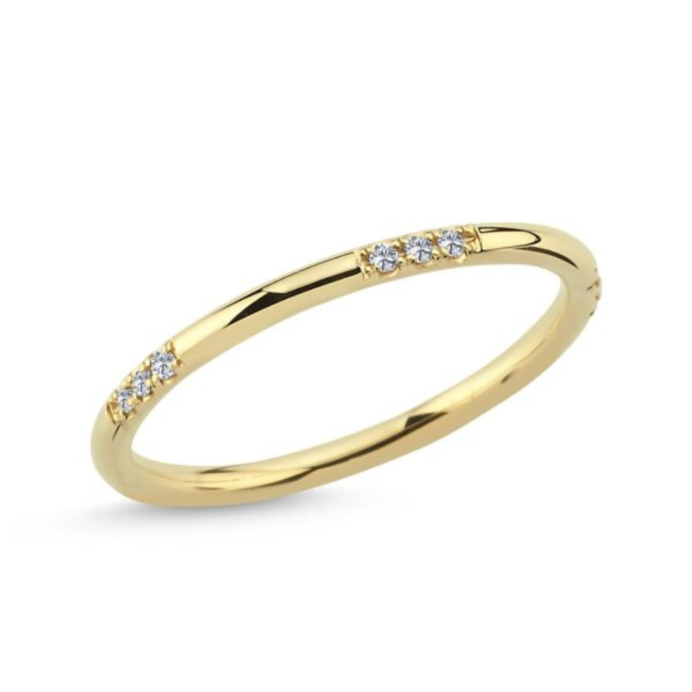 Nuran Noelle Karat Guld Ring Med 075ct Diamanter A30620075rg - Nuran Fingerringe
