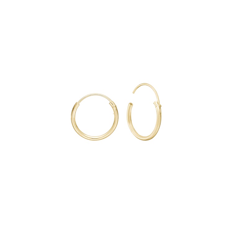 Aagaard Hoops Guld 0899810 - Aagaard Øreringe