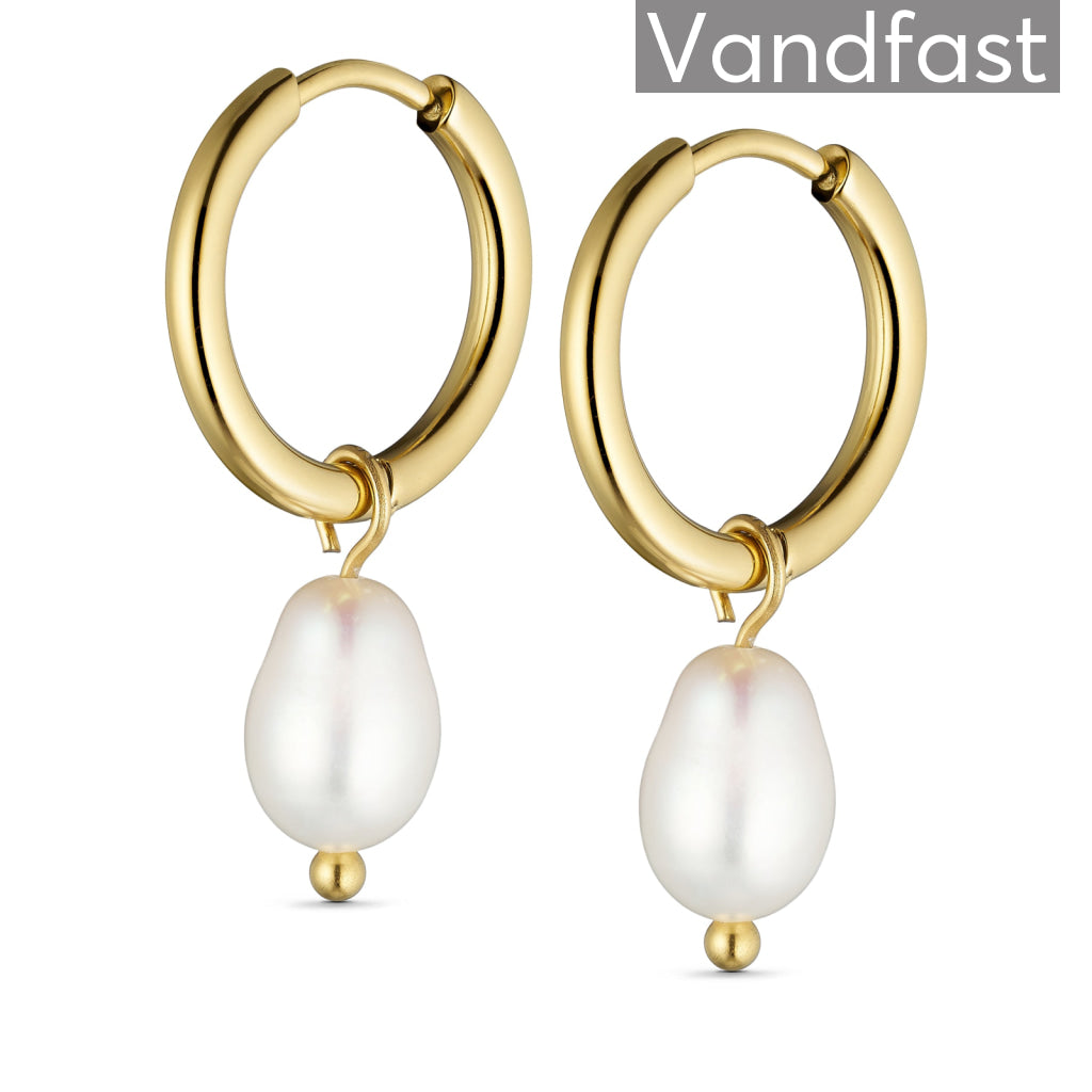 Annebrauner Creole Pearl Every Week 18k Guldbelagt - Cab Øreringe - 2003828866443
