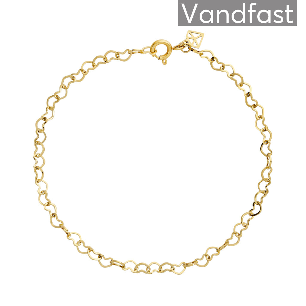 Annebrauner Heart Armbånd 18k Guldbelagt - Bella Armbånd  - 2005759680679