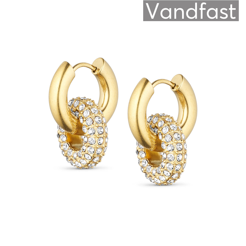 Annebrauner Lausanne Clear 18k Guldbelagt - Bella Øreringe  - 2007033700516