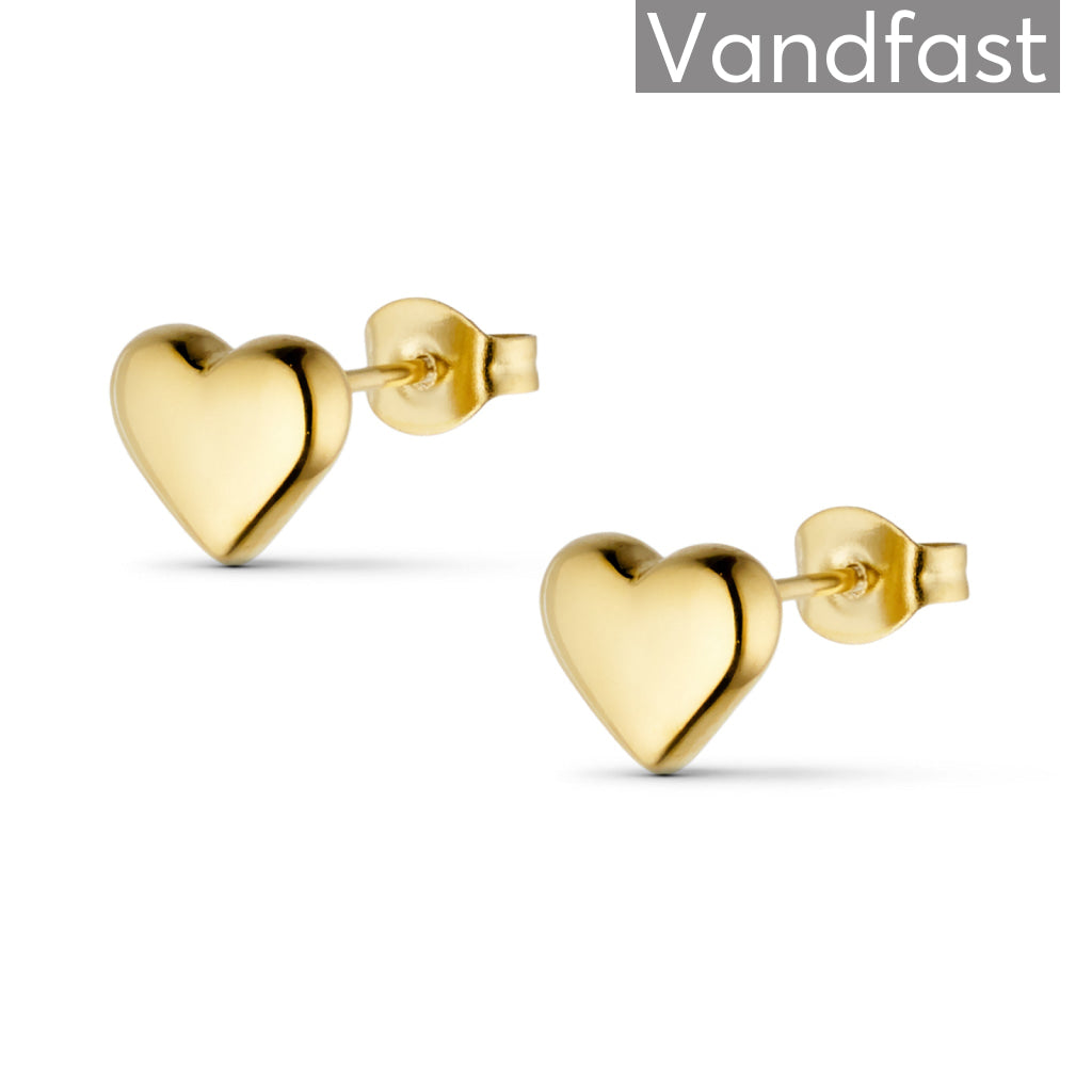 Annebrauner Palermo Heart 18k Guldbelagt - Bella Øreringe  - 2005638766753