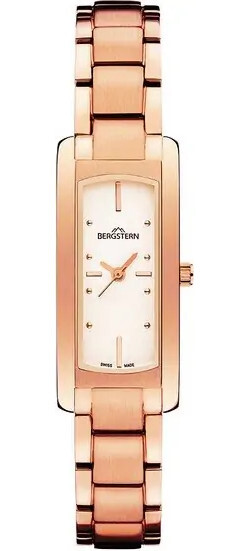 Rosa Bergstern Dameur B002l009 Firkantet Stål Guld - Bergstern Armbånd  - 7630036701805