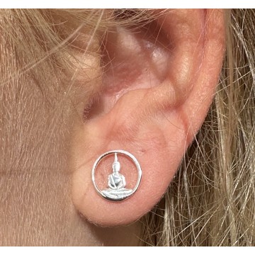 Buddha Sølv ørestikker Godkarmashop - Bahl Collection Øreringe