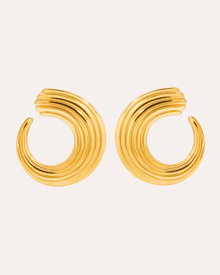 Core Earrings Forgyldt - Khaai Studio Øreringe