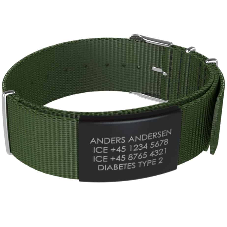 Sort Djuva Hit Maxi Komplet Armbånd Skilt - Djuva Armbånd