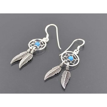 Drømmefanger Sølv øreringe Spirituelle Smykker Godkarmashop - Claro Øreringe