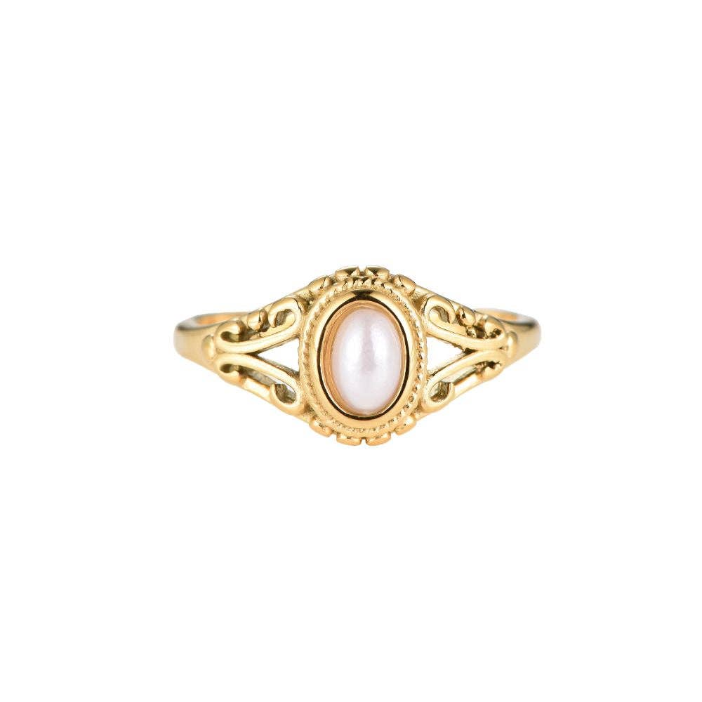 Vintage Pearl Ring - Lillyrose Fingerringe