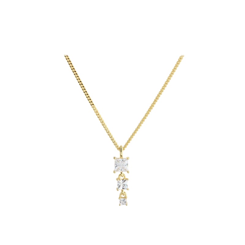 Edge Necklace Golden - Aqua Dulce Halskæder  - 5740013861223