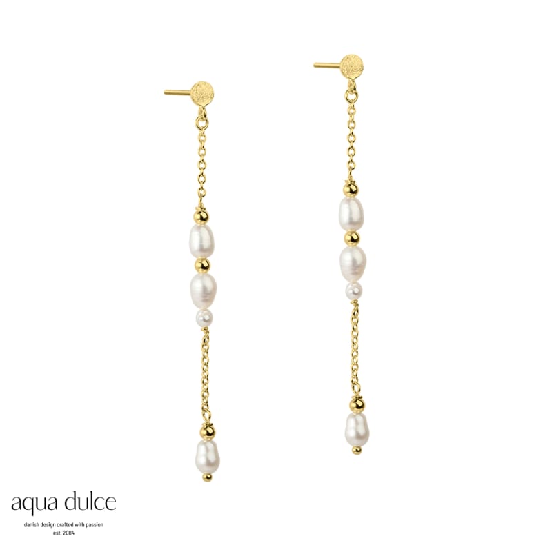 Dara Earstud Golden - Aqua Dulce Ørestikkere  - 5740013846039