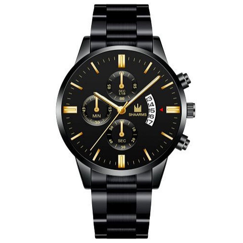 Sort Armbåndsur Til Mænd Kvarts - Dingadget Armbånd  - 9460906