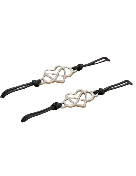Fortryllende Veninde Armbånd Med Hjerte Uendelighedstegn - Armbånd