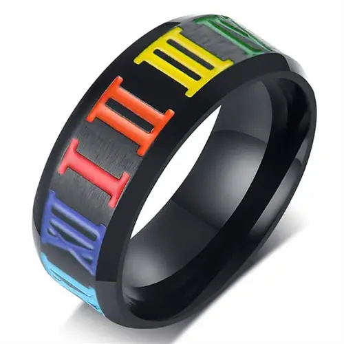 Rome Pride Ring Stål - Fingerringe