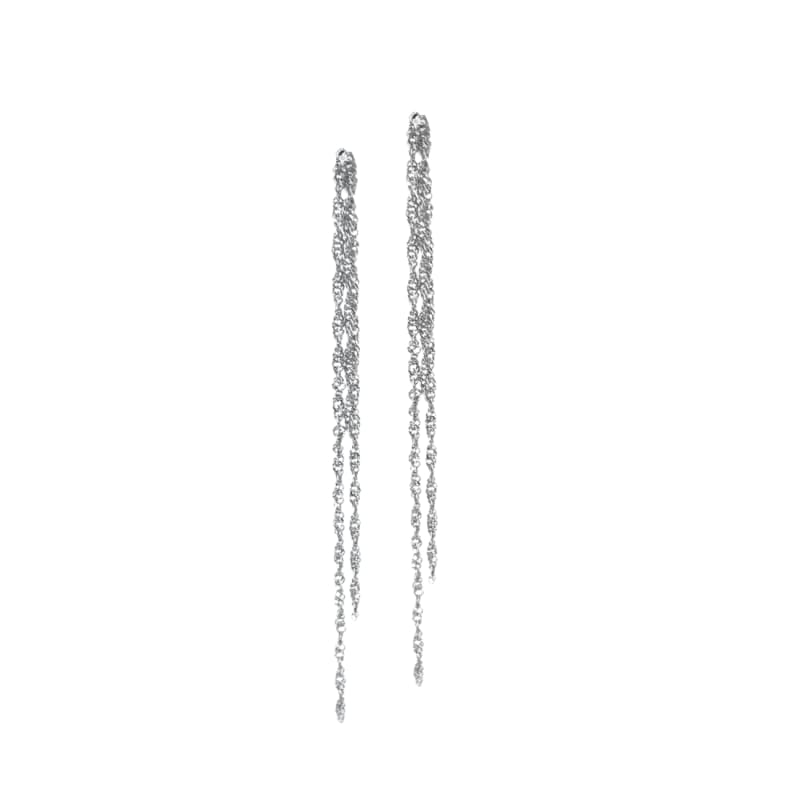 Singapore Earring Silver - Aqua Dulce Ørestikkere  - 5740013857158