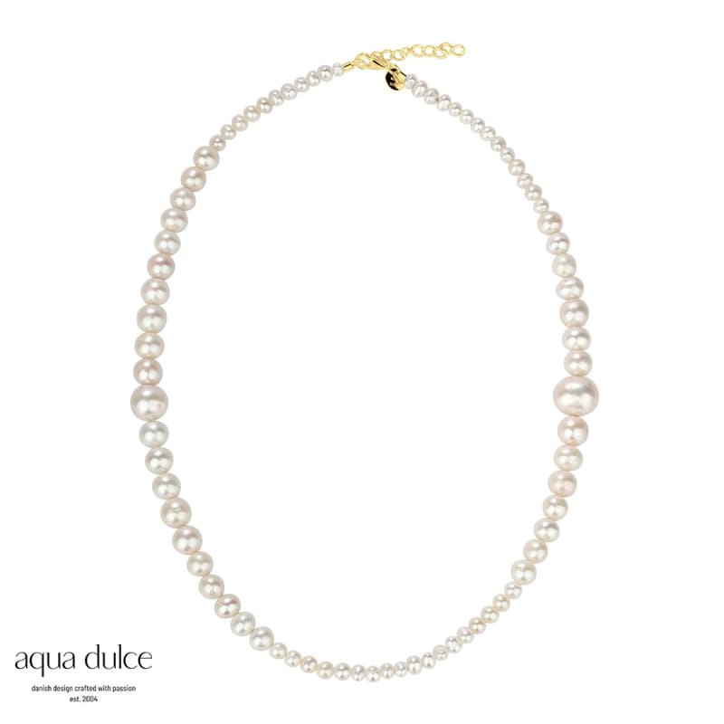 Perlette Necklace Golden - Aqua Dulce Halskæder  - 5740013847487