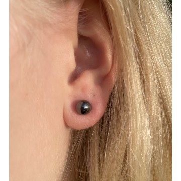 Hæmatit øreringe Godkarmashop - Christian Emig Øreringe