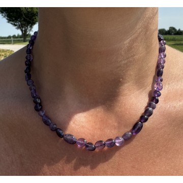 Halskæde Ametyst Halskæder Godkarmashop - Phoenix Import Halskæder
