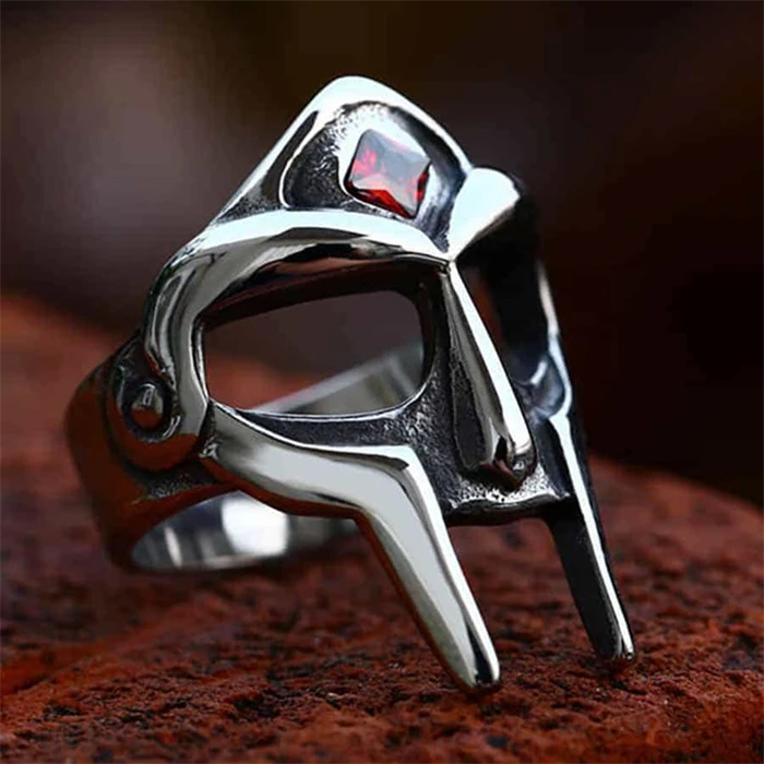 Gladiator Hjelm Ring Rustfri Stål - Fingerringe