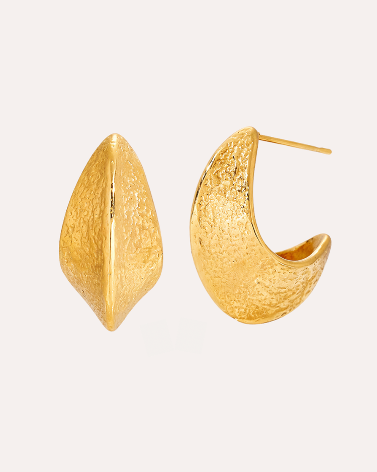 Iris Earrings Forgyldt - Khaai Studio Øreringe