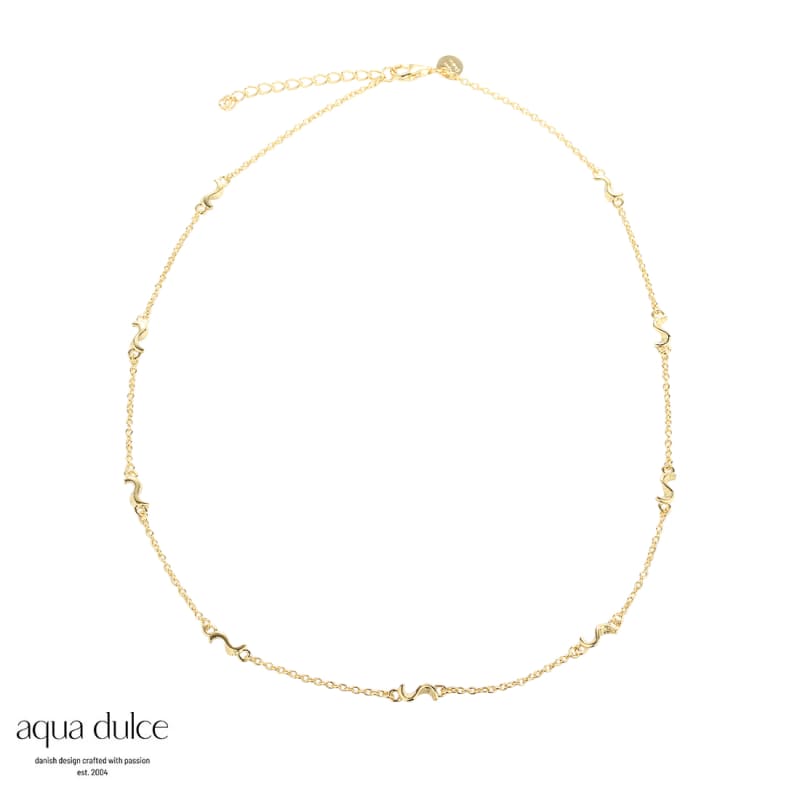 Rhumba Simple Necklace Golden - Aqua Dulce Halskæder  - 5740013852290