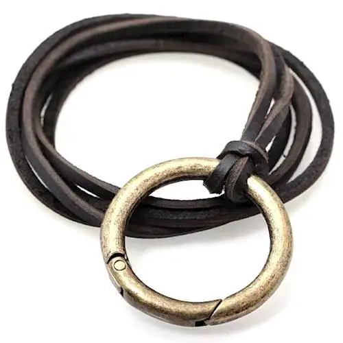 Halskæde Keyhanger Læder - Halskæder