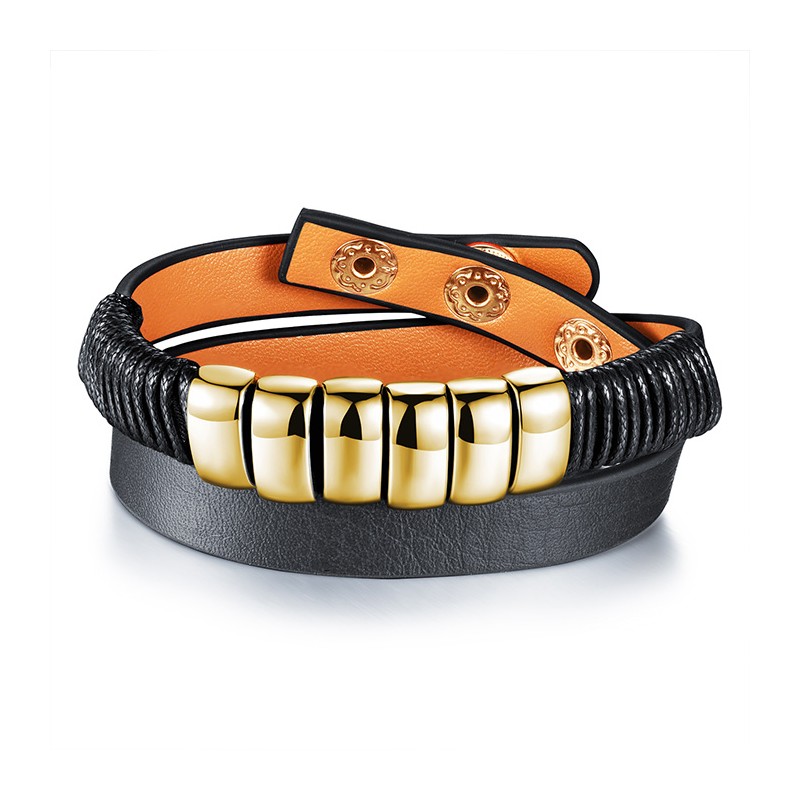 Sort Læderarmbånd Dejlig Blød Skin - Armbånd