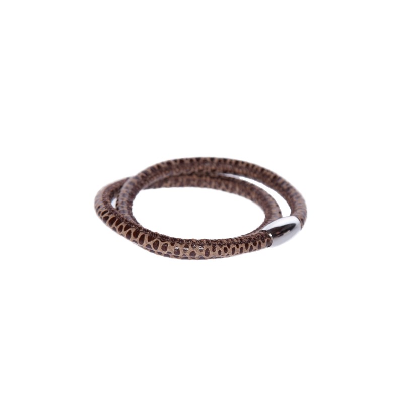 Snake Coffee Læderarmbånd - Armbånd