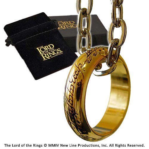 Lord The Rings The One Ring Box Pouch The Noble Collection - !andet Fingerringe  - 0812370013548