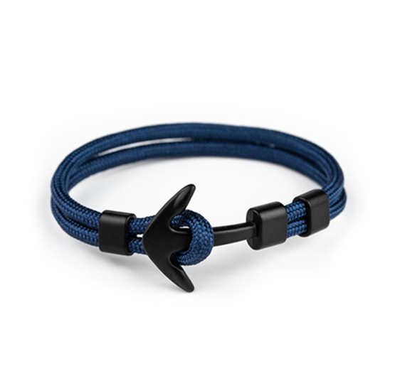 Deluxeamptrade Nylon Anker Armbånd Onesize Navy - Deluxecovers Armbånd