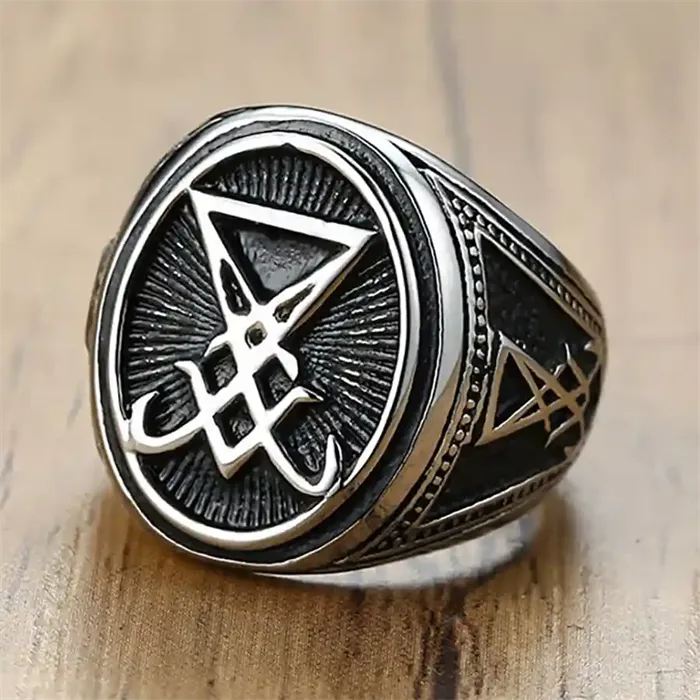 Lucifer Ring Rustfri Stål - Fingerringe