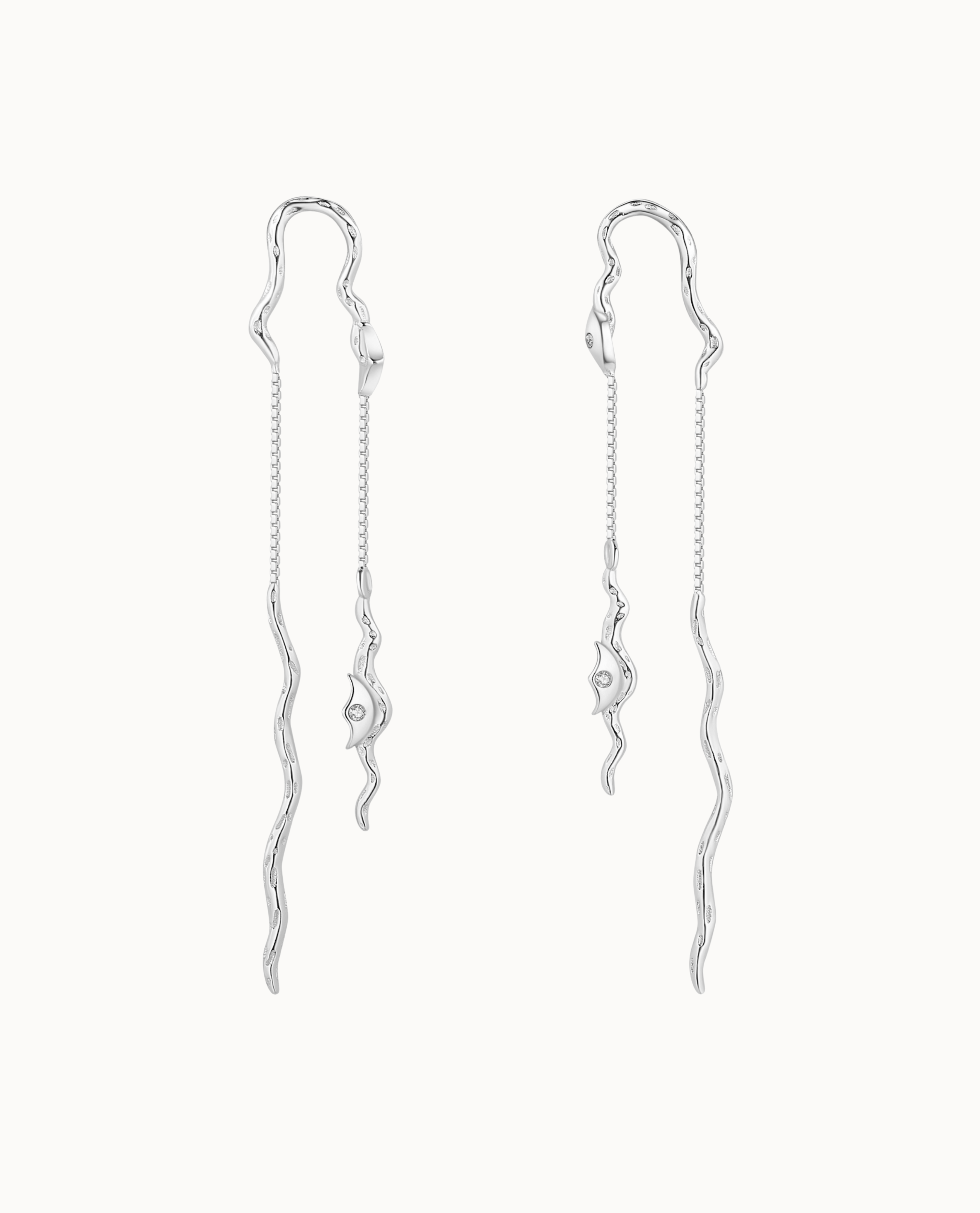 Mahina Earrings Sølv - Nava Copenhagen Øreringe  - 05715461001545