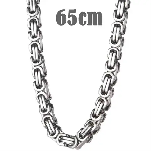 Big Hawn Halskæde Mat Stål 65cm 8mm - Halskæder