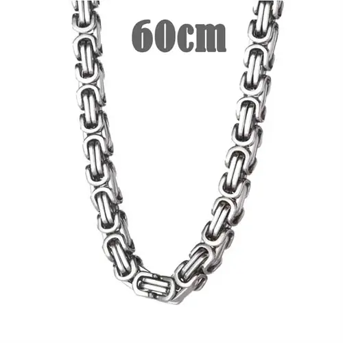 Big Hawn Halskæde Mat Stål 60cm 8mm - Halskæder