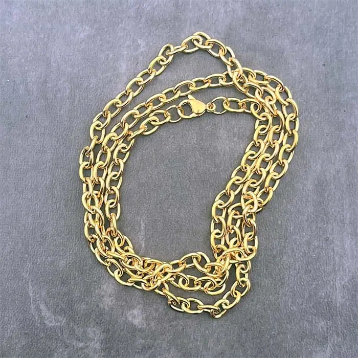 5mm Forgyldt Rustfri Stål Kæde - Halskæder