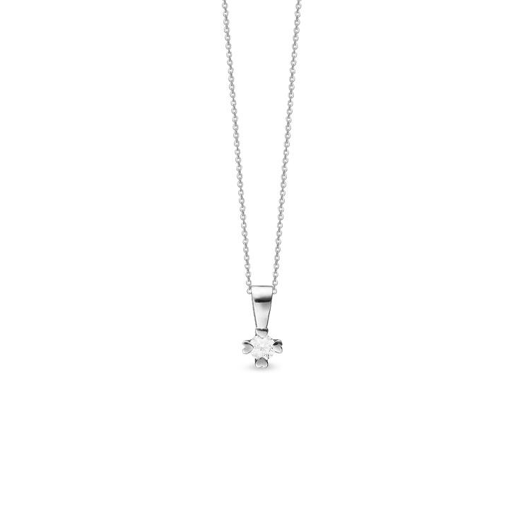 Mary Sølv Vedhæng Labgrown Diamant 21847705 - Aagaard Halskæder