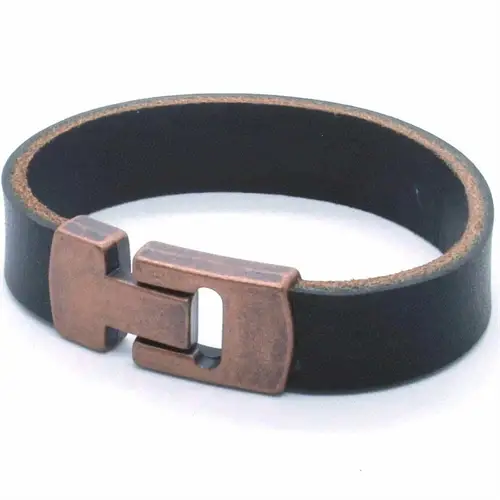 Mazo Læderarmbånd Bronze - Armbånd