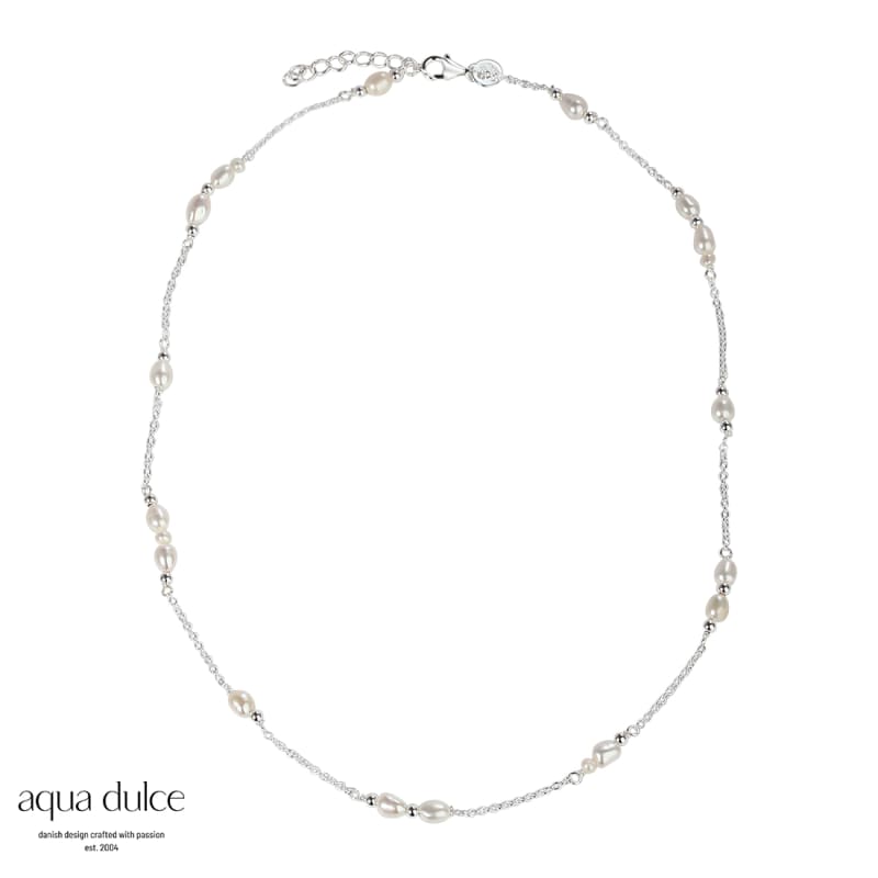 Risa Necklace Silver - Aqua Dulce Halskæder  - 5740013846060