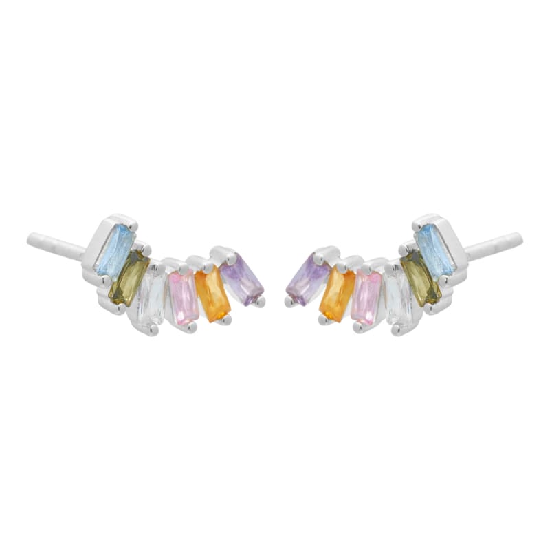 Edith Earstud Silver - Aqua Dulce Ørestikkere  - 5740013838522