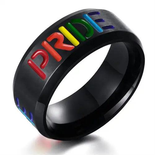 Sort Blackcoat Pride Ring - Fingerringe