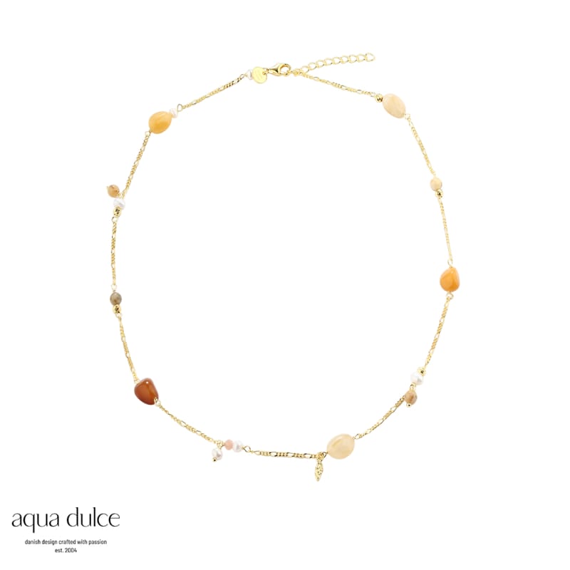 Golden Chain Necklace - Aqua Dulce Halskæder  - 5740013856038