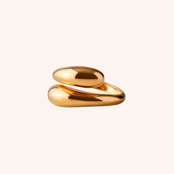 Pernille Corydon Rain Ring Forgyldt - Fingerringe