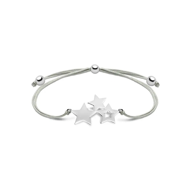 Armbånd Med Stjerner Sølv - Armbånd