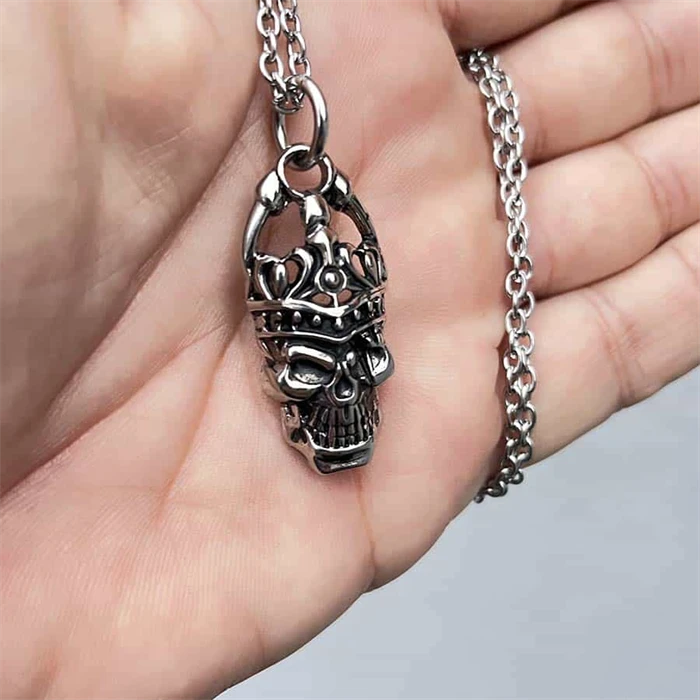 Vedhæng Skull Design Stål316 - Halskæder