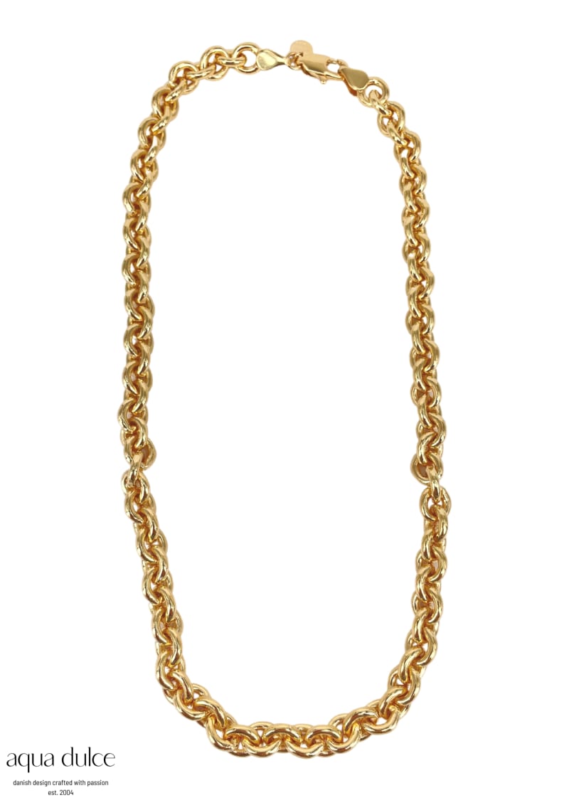 Bowie Necklace Golden - Aqua Dulce Halskæder  - 5740013847753