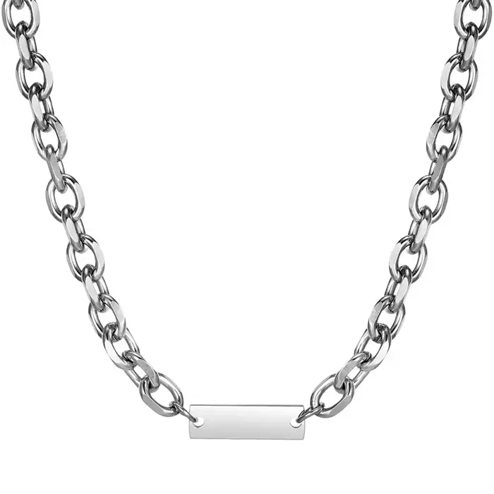 7mm Stållænke Rustfri Stål - Halskæder