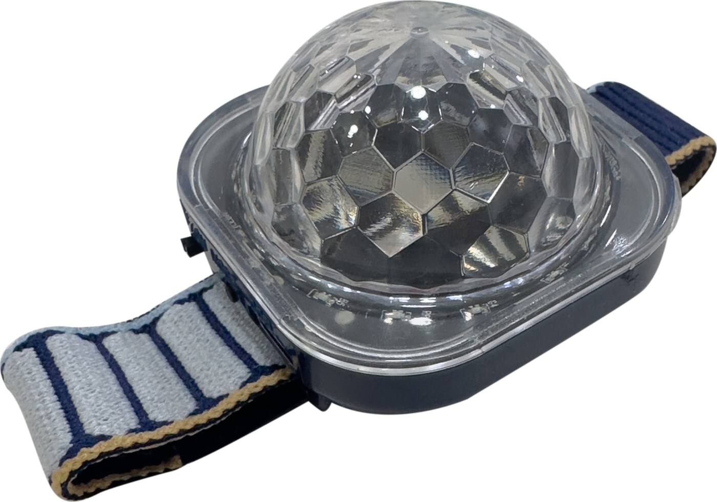 Stars Flerfarvet Diskokugle Armbånd Med Led Lys - Stars Armbånd  - 5713396890227