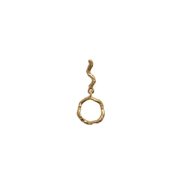 Stine Petit Wavy Dangling Circle 1285 - Stine A Øreringe