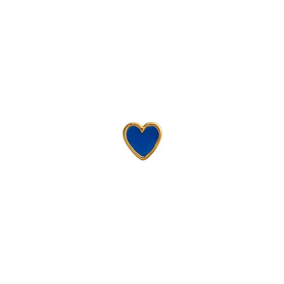 Stine Petit Love Heart Cobalt Blue 1181 Cobaltblue - Stine A Øreringe